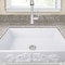 Nantucket Sinks 33-Inch Farmhouse Fireclay Sink with Filigree Apron FCFS3320S-Filigree - alternate 6